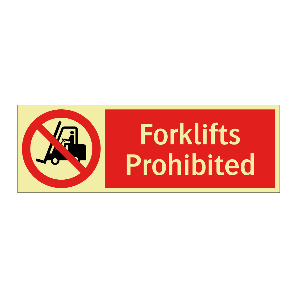 Forklifts Prohibited