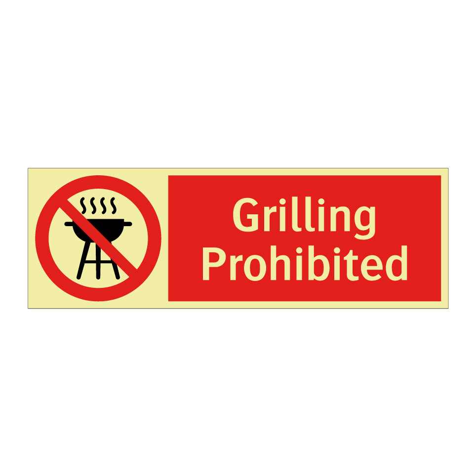 Grilling Prohibited