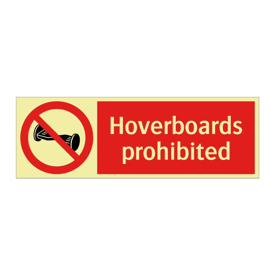 Hoverboards prohibited