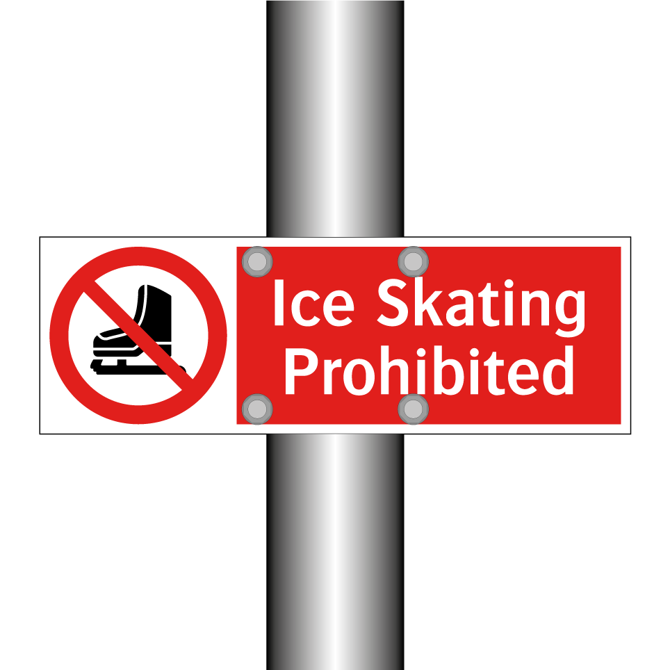 Ice Skating Prohibited