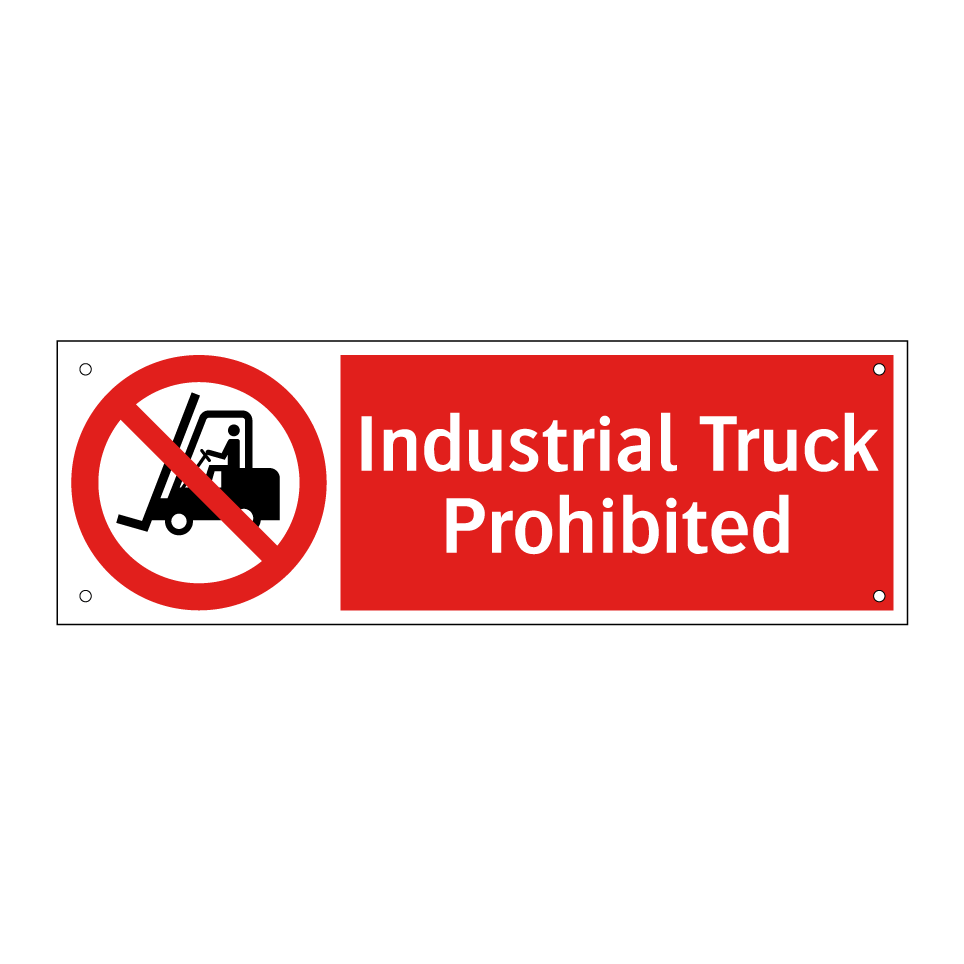 Industrial Truck Prohibited