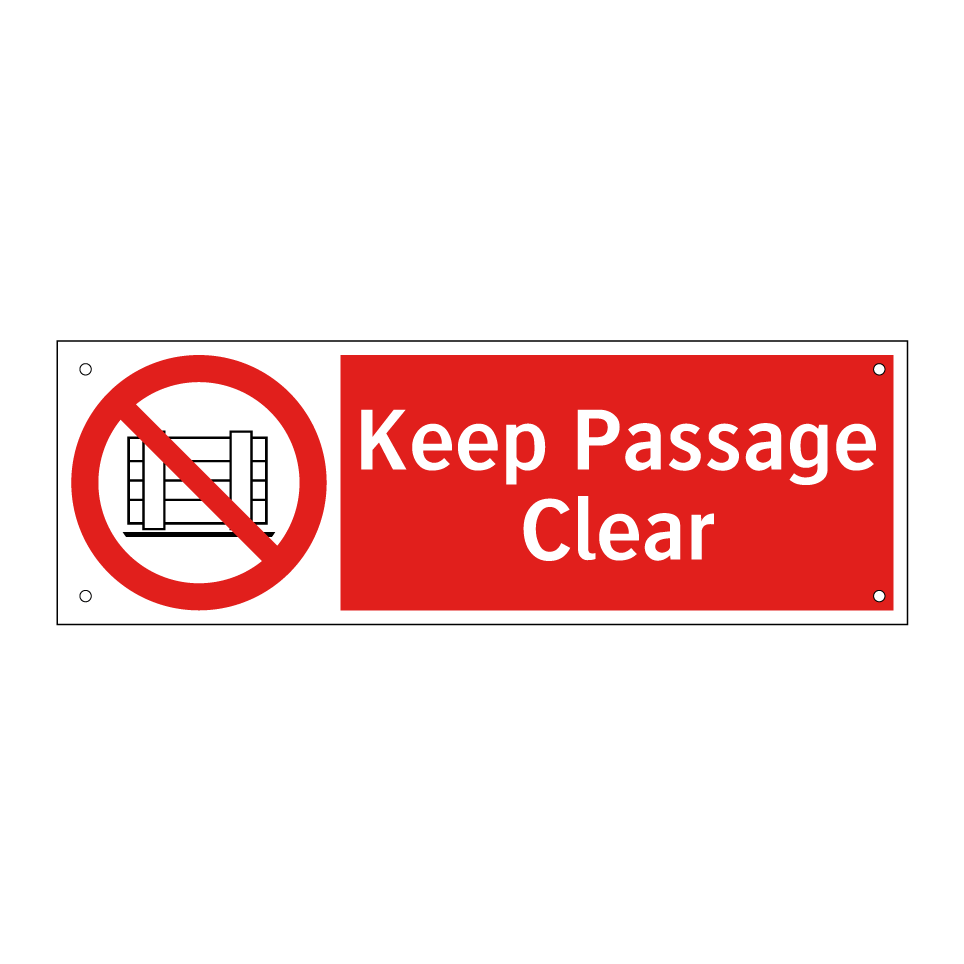 Keep Passage Clear