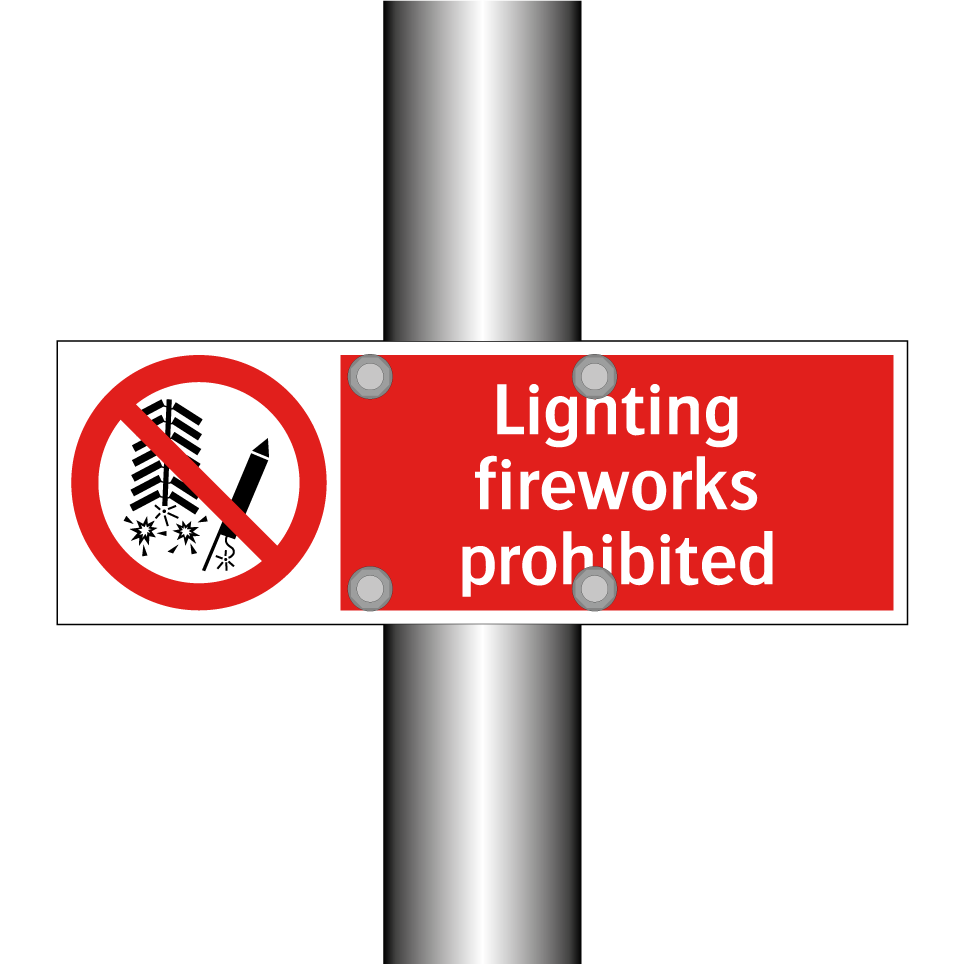 Lighting fireworks prohibited