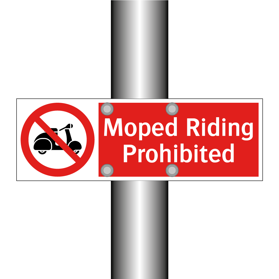 Moped Riding Prohibited