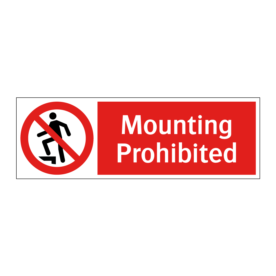 Mounting Prohibited