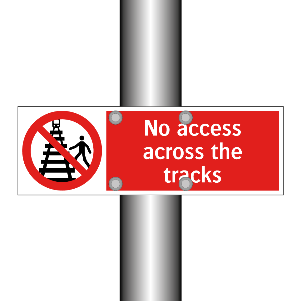No access across the tracks
