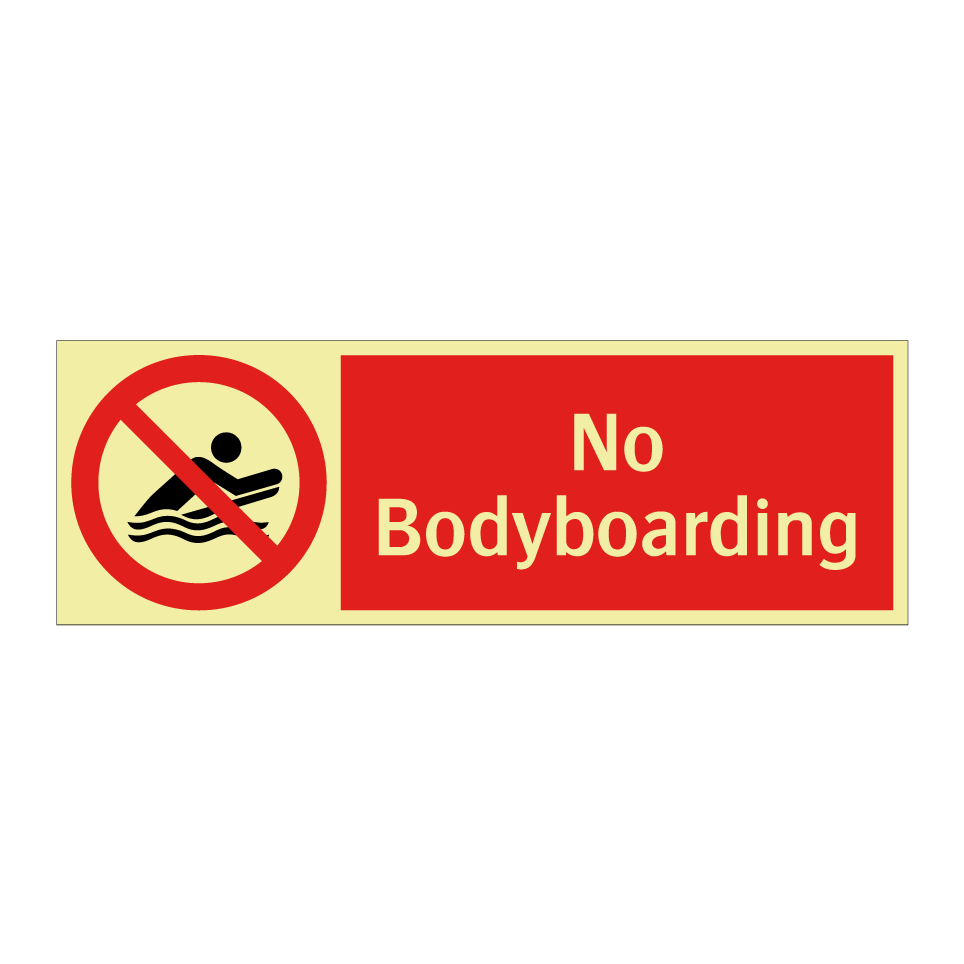 No Bodyboarding