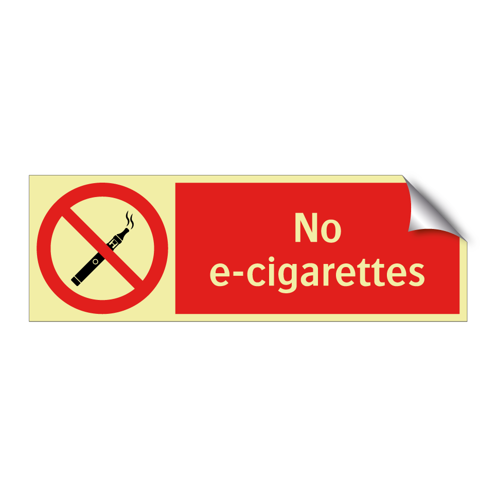 No e-cigarettes