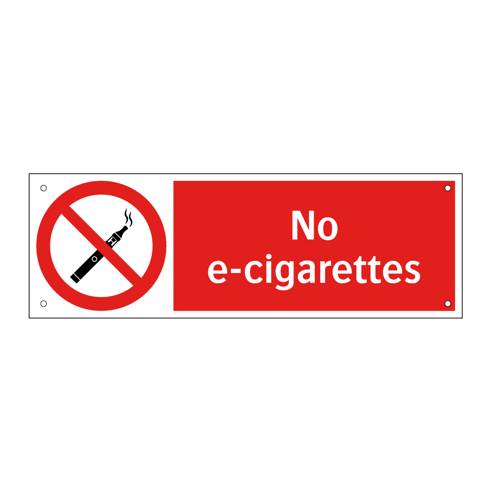No e-cigarettes