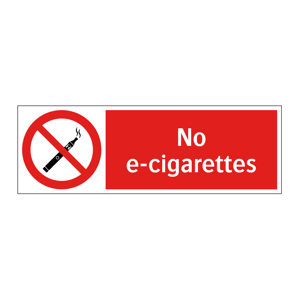 No e-cigarettes