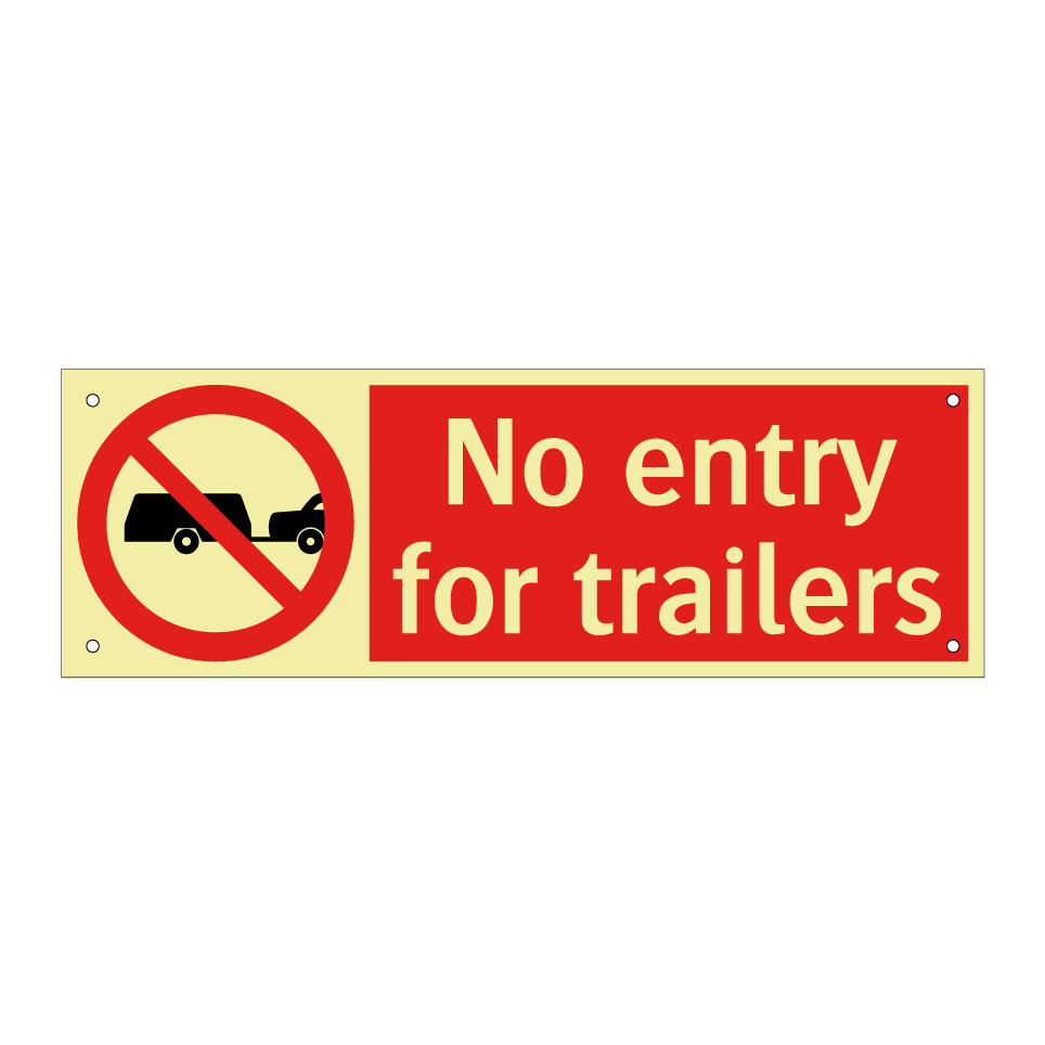 No entry for trailers
