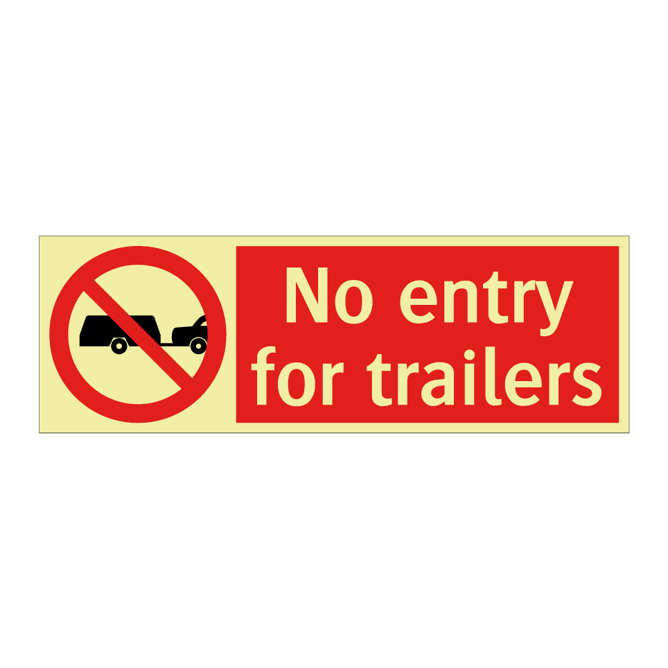 No entry for trailers