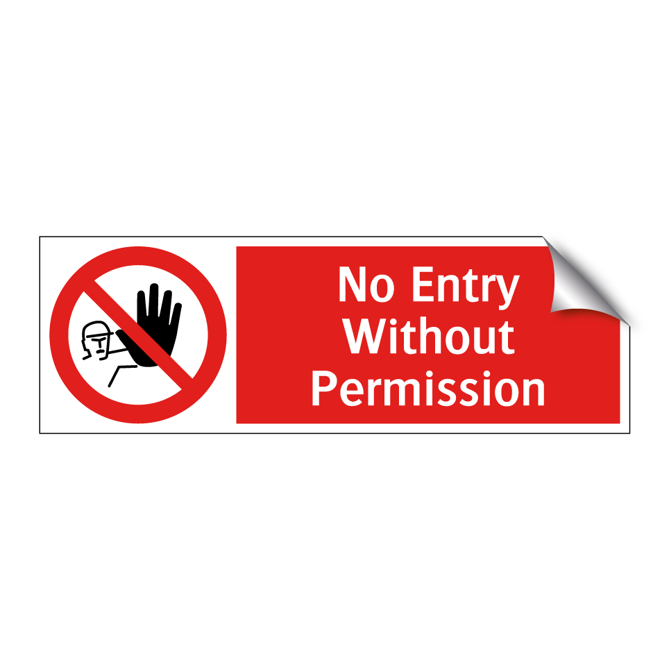 No Entry Without Permission