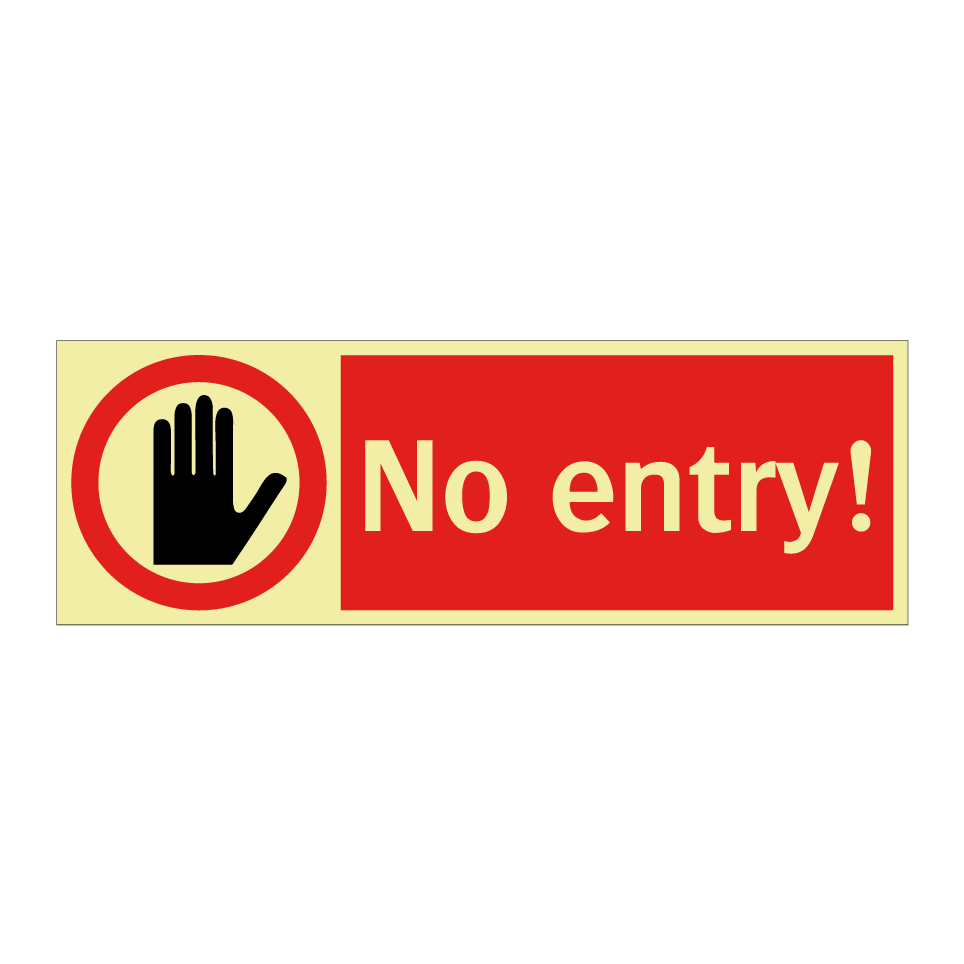 No entry!