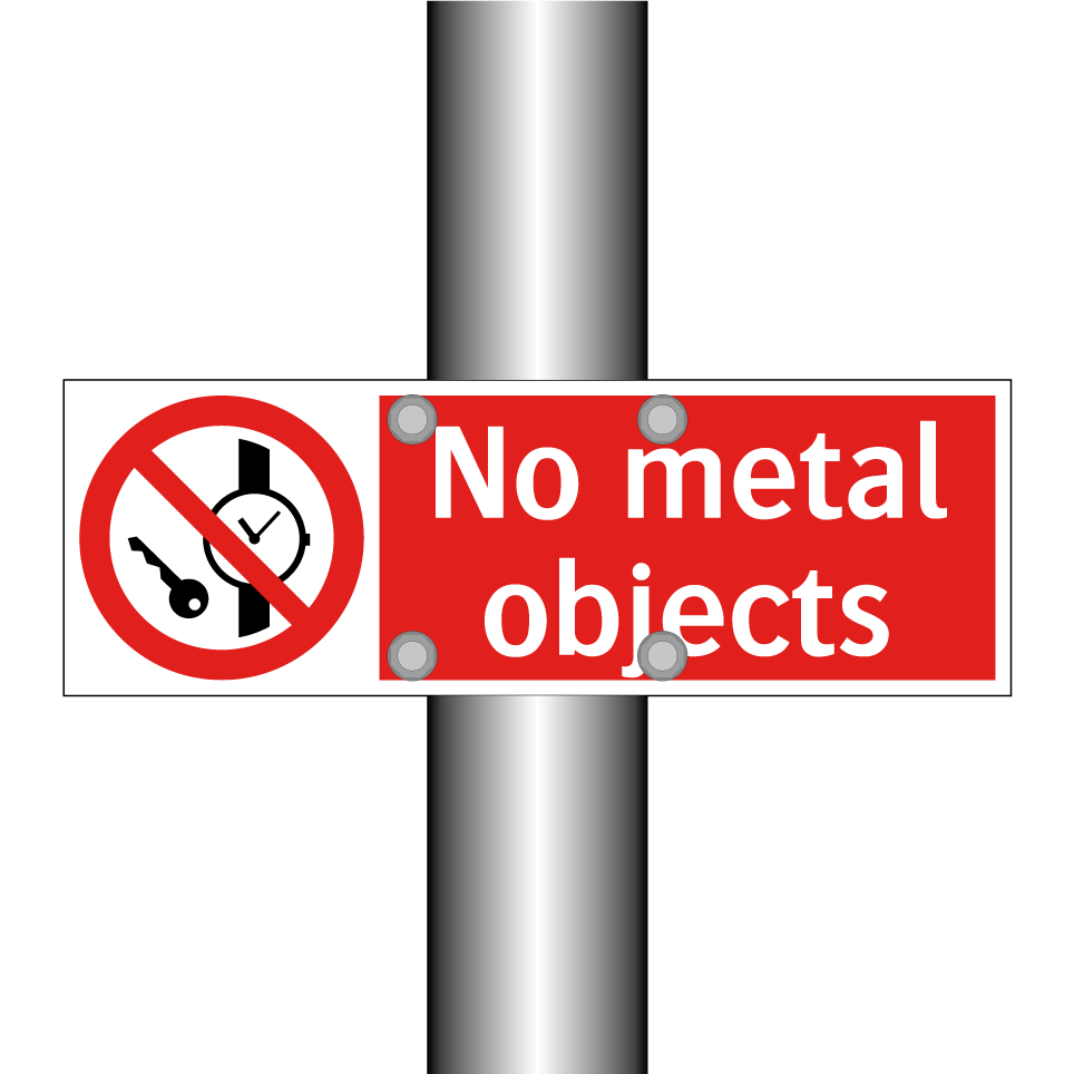 No metal objects