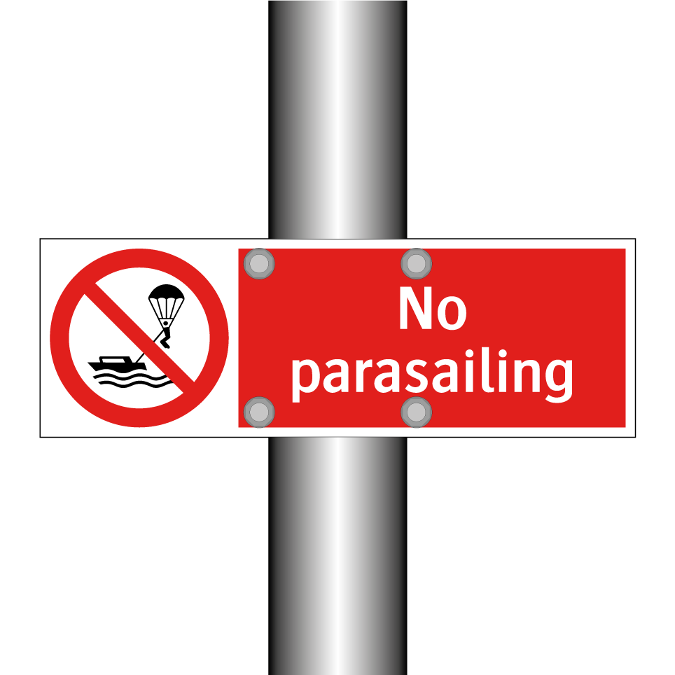No parasailing