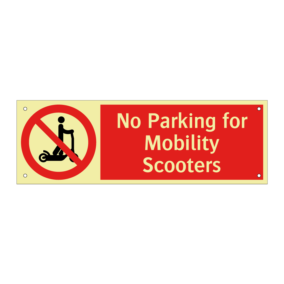 No Parking for Mobility Scooters