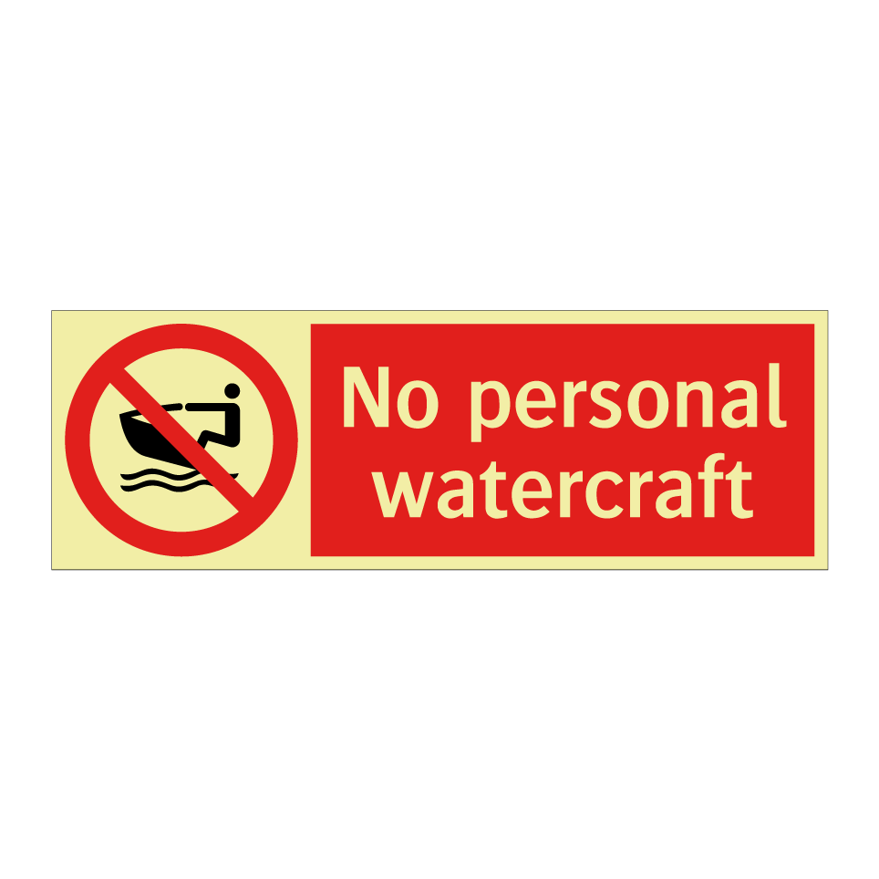 No personal watercraft