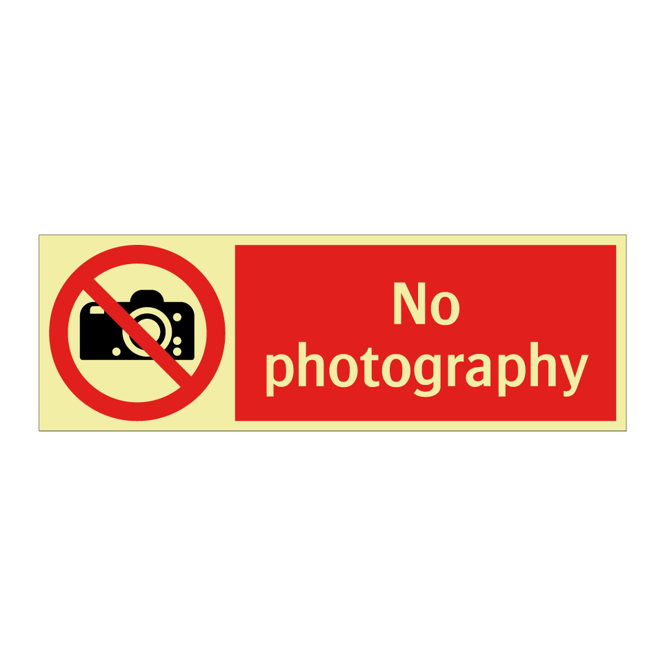 No photography