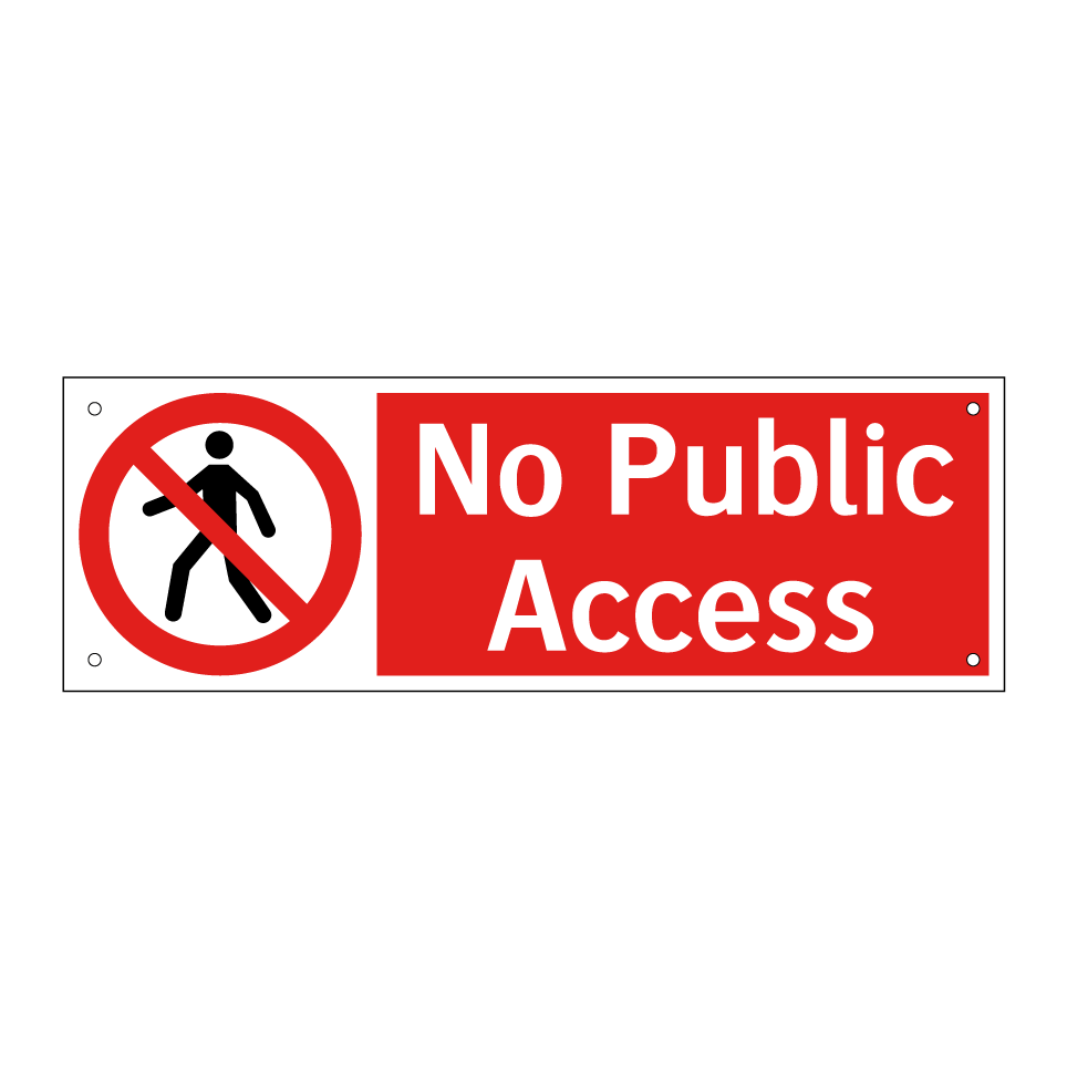 No Public Access