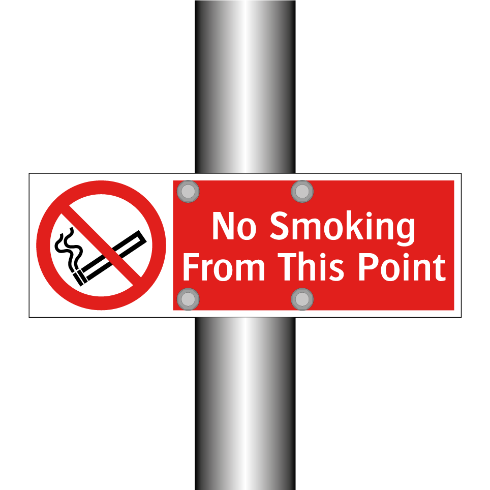 No Smoking From This Point