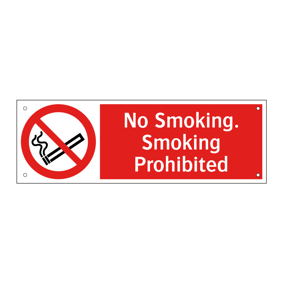 No Smoking. Smoking Prohibited
