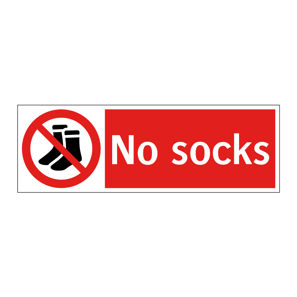 No socks