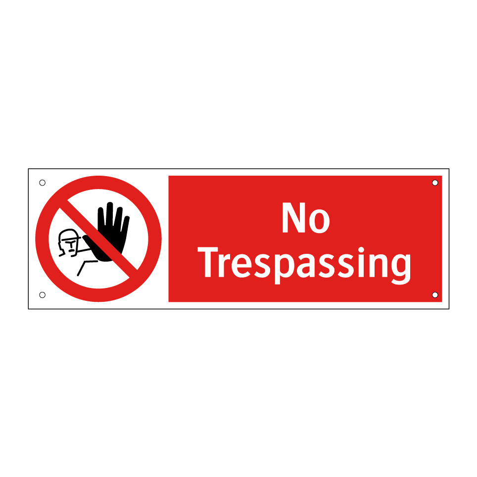No Trespassing