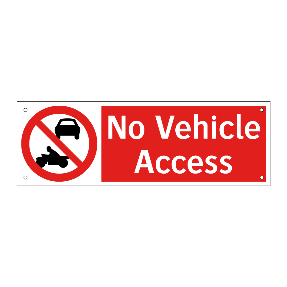 No Vehicle Access