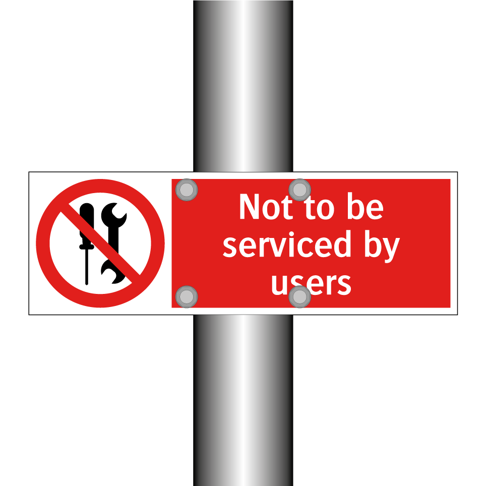 Not to be serviced by users