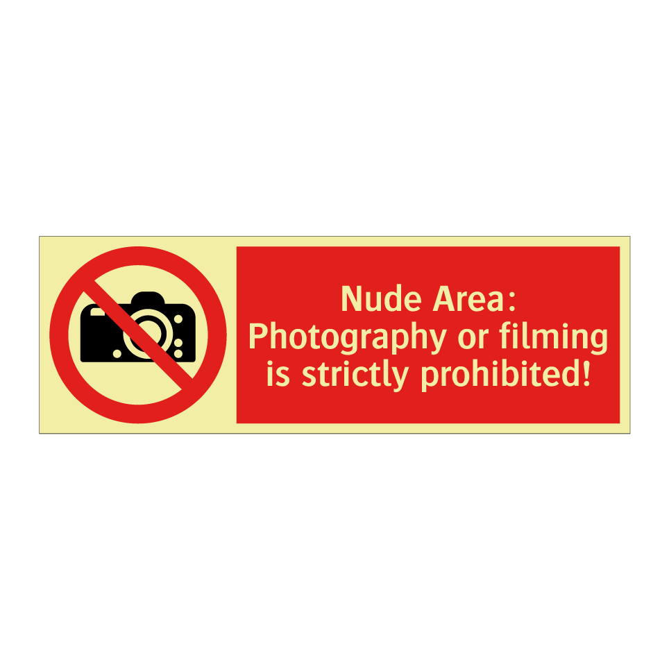 Nude Area: Photography or filming is strictly prohibited!
