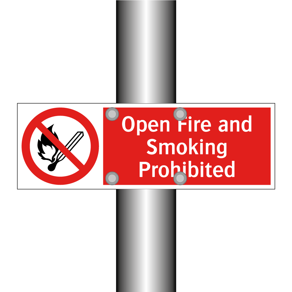 Open Fire and Smoking Prohibited