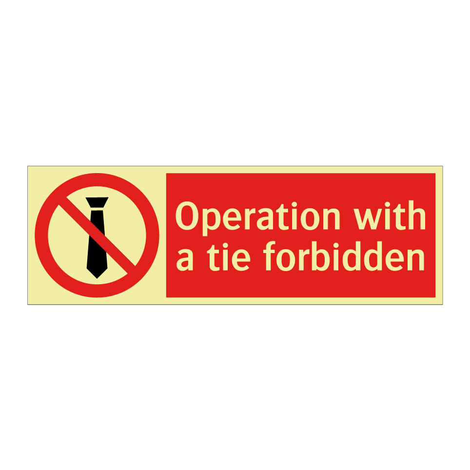 Operation with a tie forbidden