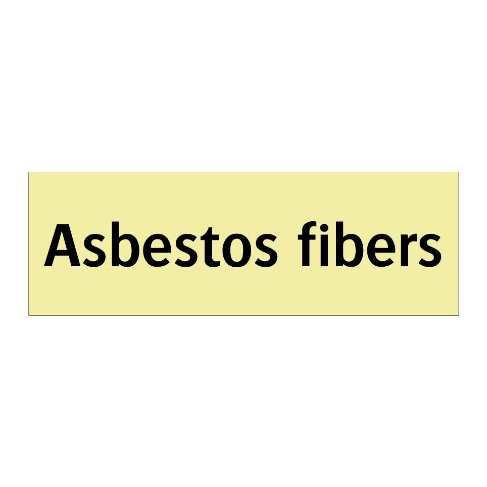 Asbestos fibers