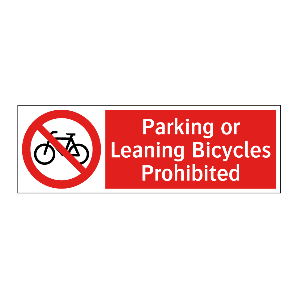 Parking or Leaning Bicycles Prohibited