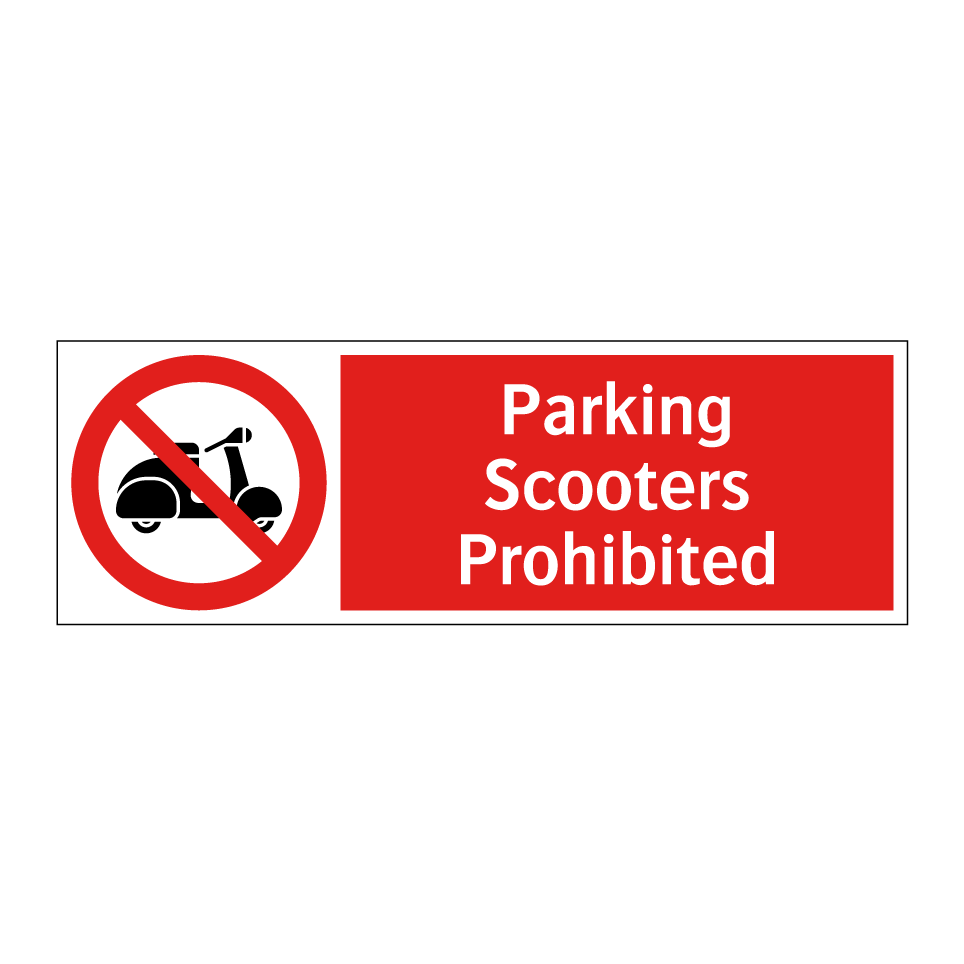 Parking Scooters Prohibited