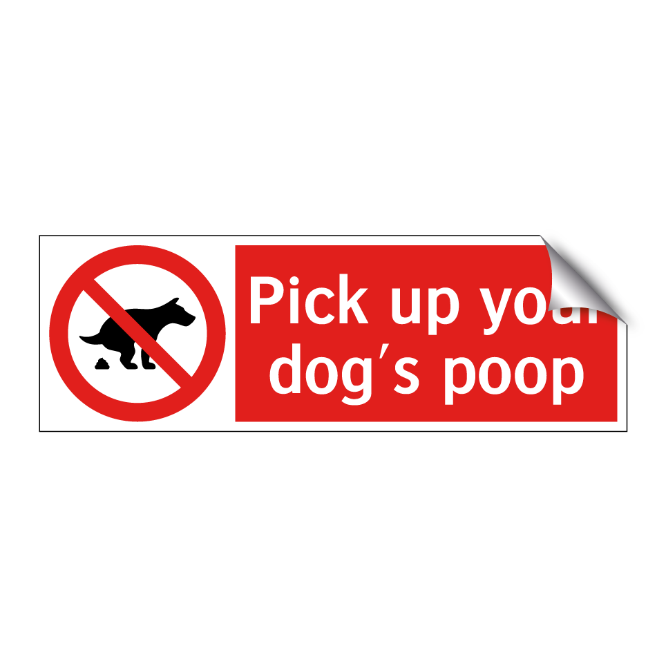 Pick up your dog's poop