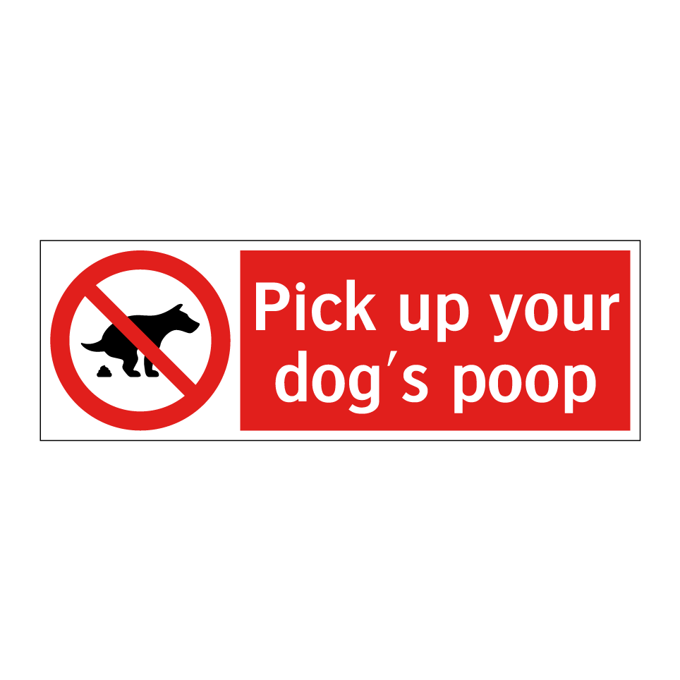 Pick up your dog's poop