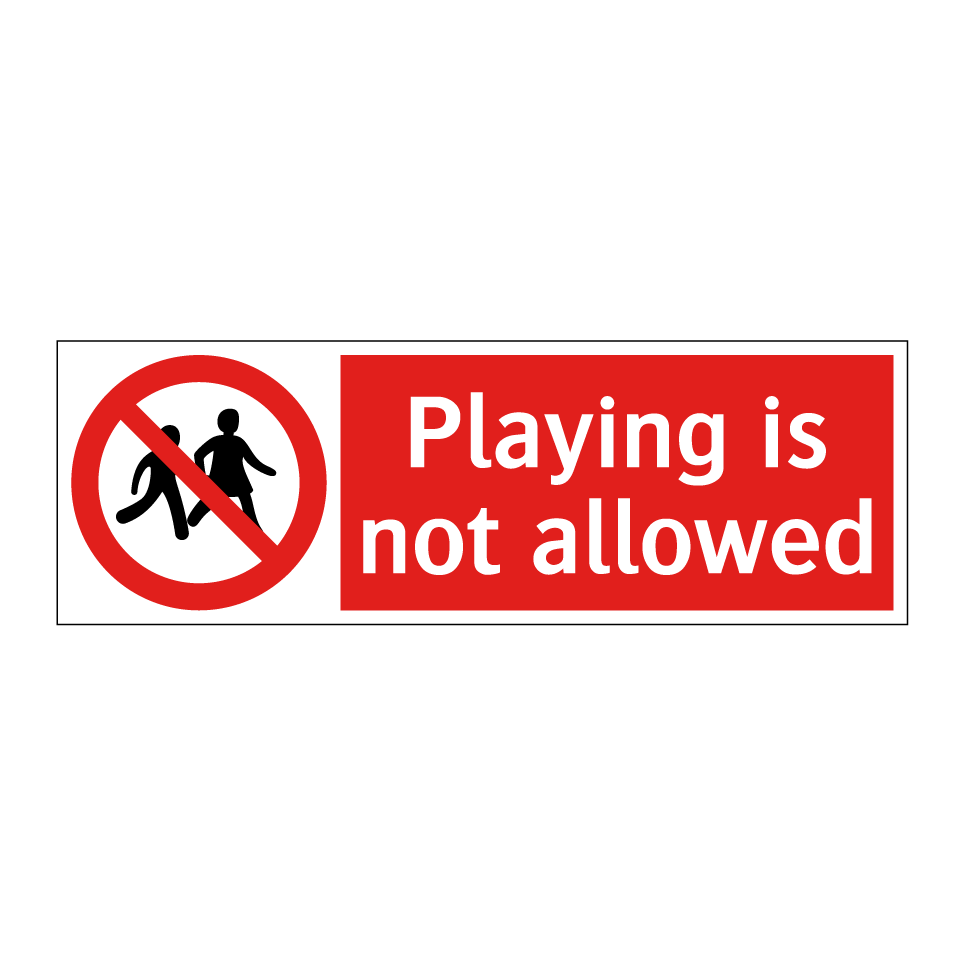 Playing is not allowed