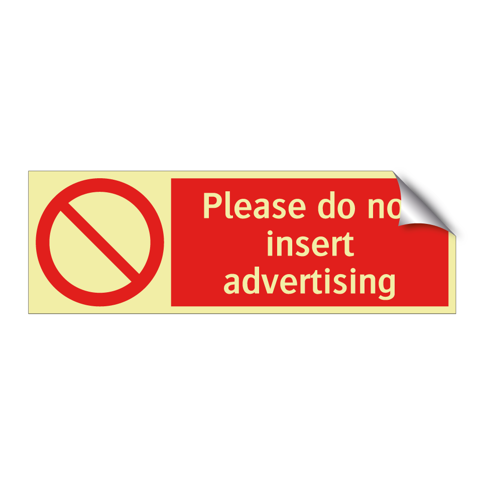 Please do not insert advertising