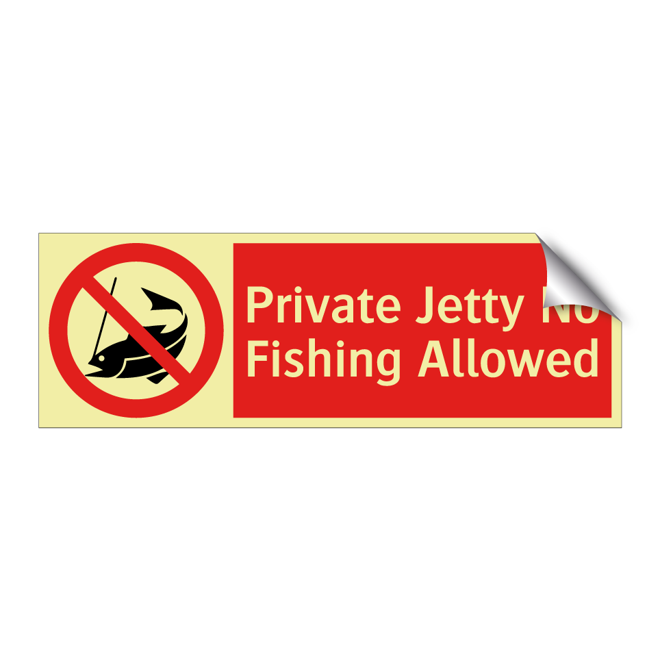 Private Jetty No Fishing Allowed