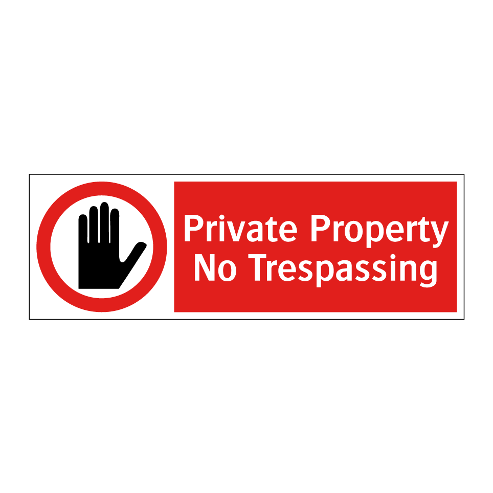 Private Property No Trespassing