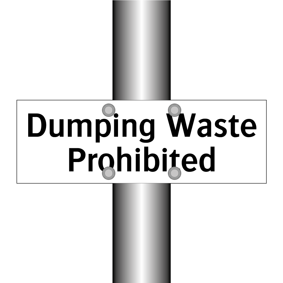 Dumping Waste Prohibited