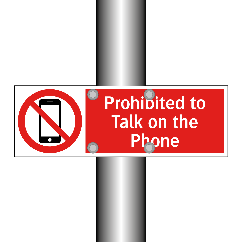 Prohibited to Talk on the Phone