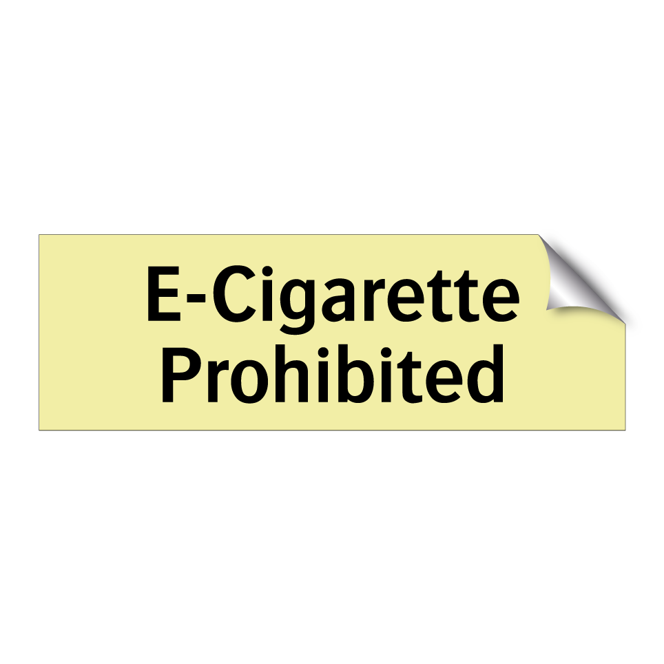E-Cigarette Prohibited