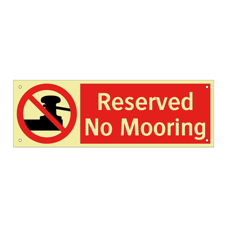 Reserved No Mooring