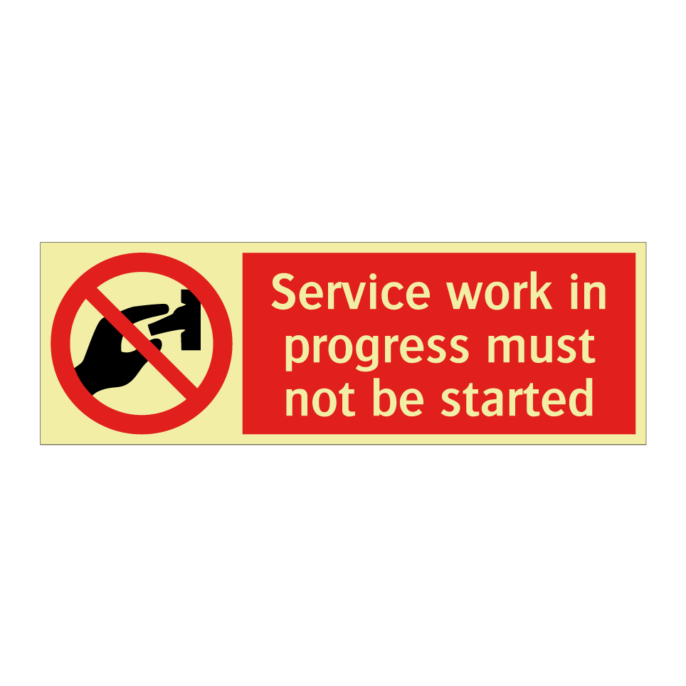 Service work in progress must not be started