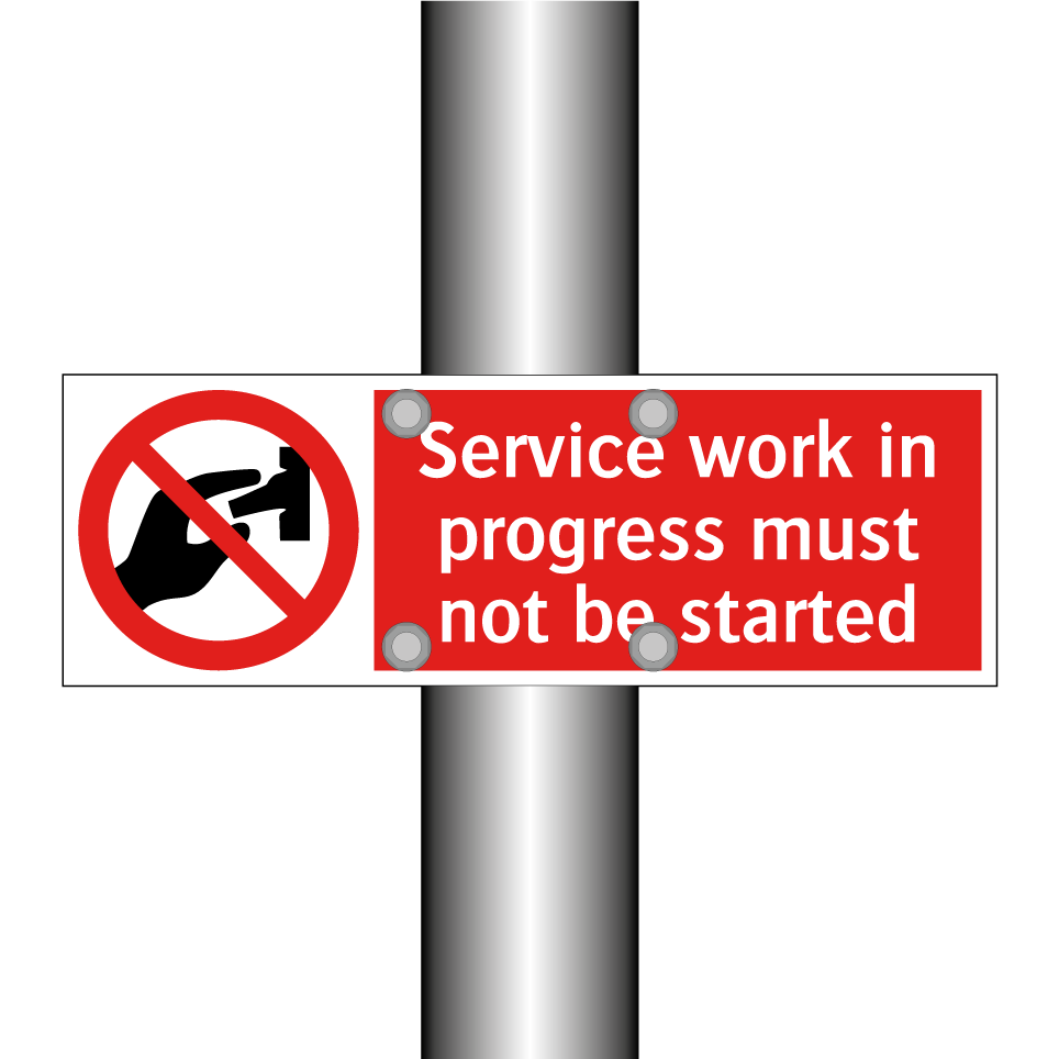 Service work in progress must not be started
