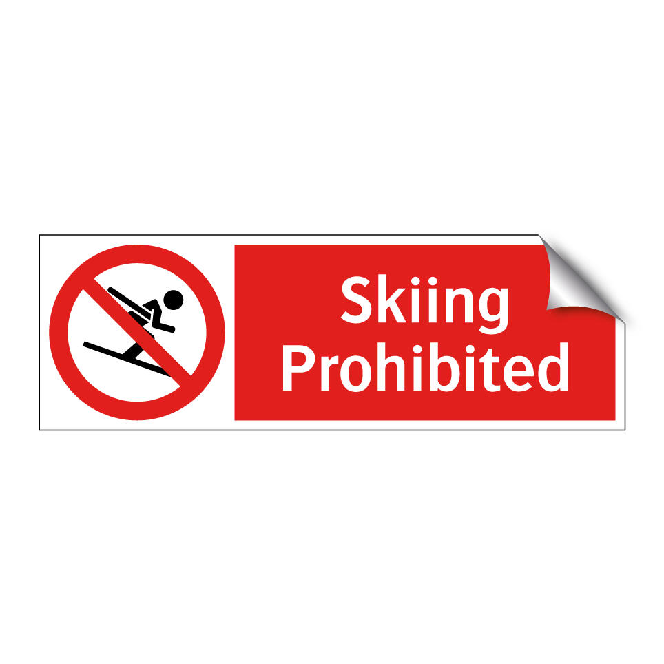 Skiing Prohibited