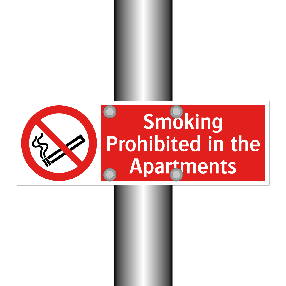 Smoking Prohibited in the Apartments